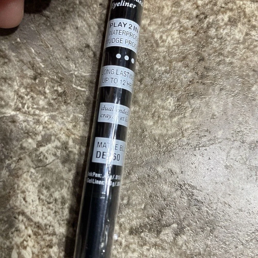 Kokie Professional Gel Ink Dual Ended Eyeliner‎ Matte Black Sealed